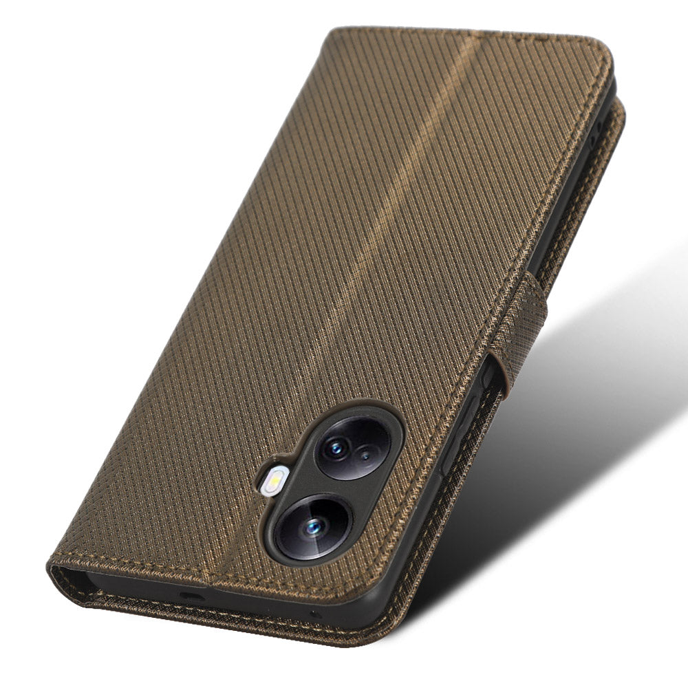 Anti-fald telefoncover til Realme 10 Pro 5G magnetlås Velbeskyttet diamanttekstur PU-læderstativ tegnebogstelefonetui Anti-fald telefoncover til Realme 10 Pro 5G magnetlås Velbeskyttet diamanttekstur PU-læderstativ tegnebogstelefonetui